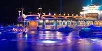 アクアトピア（TDS・夜・固定撮影） 設定：22㎜ SS30 F13 ISO100| キャステル | CASTEL ディズニー情報