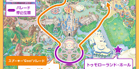 パレードルート＆抽選エリア| キャステル | CASTEL ディズニー情報