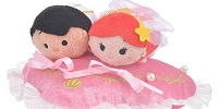 ツムツムエリック＆アリエルのリングピロー| キャステル | CASTEL ディズニー情報