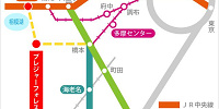 電車でのアクセス| キャステル | CASTEL ディズニー情報