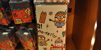 MINION MERRY CHRISTMASロングフェイスタオル| キャステル | CASTEL ディズニー情報