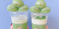 タピオカ抹茶ラテとリトルグリーンまん| キャステル | CASTEL ディズニー情報