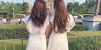 透けレース×ワンピースのコーデ| キャステル | CASTEL ディズニー情報