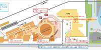 舞浜駅から舞浜アンフィシアターまでの地図| キャステル | CASTEL ディズニー情報