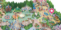 ヒューイ・デューイ・ルーイのグッドタイム・カフェの地図| キャステル | CASTEL ディズニー情報