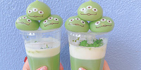 リトルグリーンまんとタピオカ抹茶ラテ| キャステル | CASTEL ディズニー情報