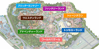 ディズニーランドの地図| キャステル | CASTEL ディズニー情報