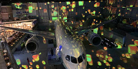 見どころ①：Fly with 787 Dreamlinerの様子| キャステル | CASTEL ディズニー情報