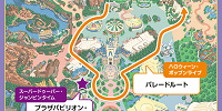 パレードルートマップ　| キャステル | CASTEL ディズニー情報