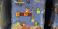 マリオキャラクターのイヤリングセット| キャステル | CASTEL ディズニー情報