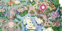 ディズニーランドチュロス：ル・フウズの場所マップ| キャステル | CASTEL ディズニー情報