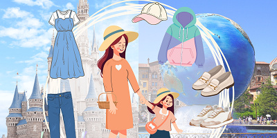 子連れママのディズニー服装ガイド！春夏秋冬の季節別、雨の日の服装のポイントを伝授◎授乳中&抱っこ紐ママにおすすめの服装も