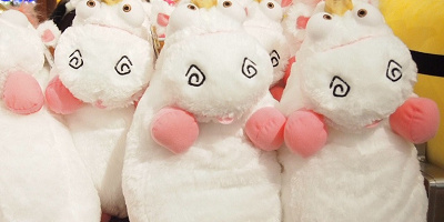 【ミニオン】ユニコーンのフラッフィを紹介！USJのグッズ、映画登場シーン、ぬいぐるみなど