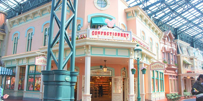 【TDL】ワールドバザール・コンフェクショナリーはお菓子の店！クッキーやクランチをお土産に♪