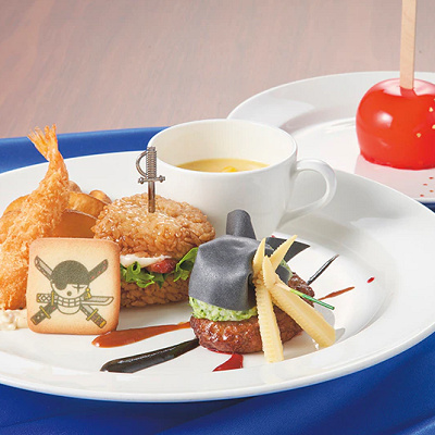 サンジ海賊レストラン：ゾロの「三刀流 焼鬼斬り」キッズプレート