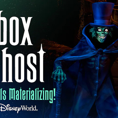 フロリダディズニーのホーンテッドマンションにハットボックスゴースト登場