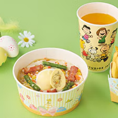 エッグ・ベネディクト風 カルボナーラ・スパゲティセット