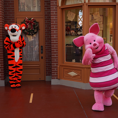 プーさん、ピグレット、ティガーたちは一緒に登場することが多い