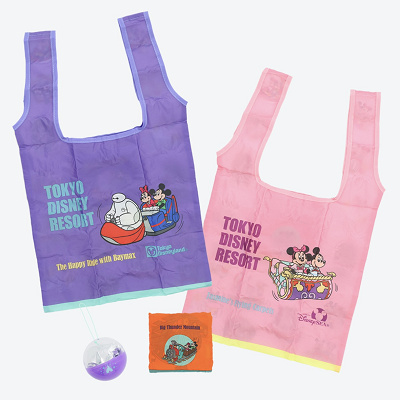 ディズニーのガチャガチャでゲットできるアトラクションモチーフエコバッグ