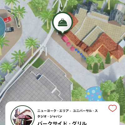 パークサイド・グリルの地図