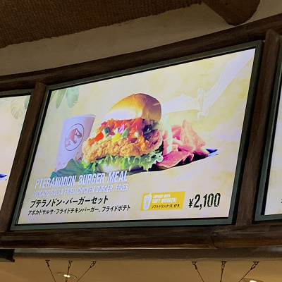 プテラノドンバーガーセット