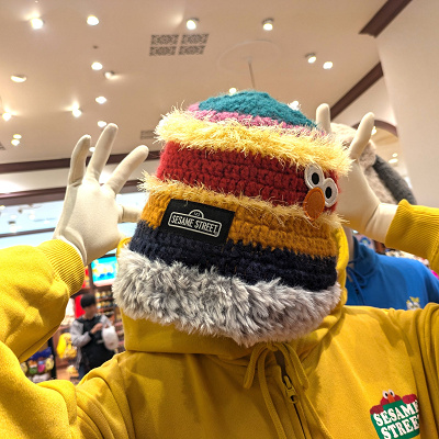セサミストリートニットキャップ