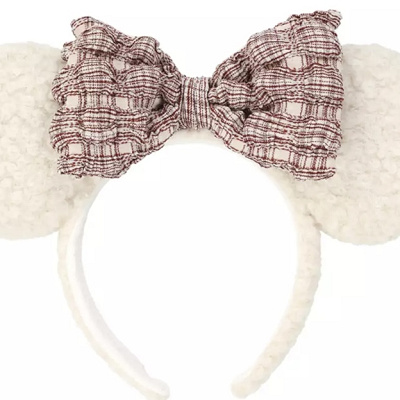 ボアカチューシャ（レッド）ミニー