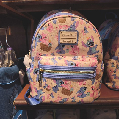 アナハイムディズニーラウンジフライ（Loungefly）：スティッチ＆エンジェル