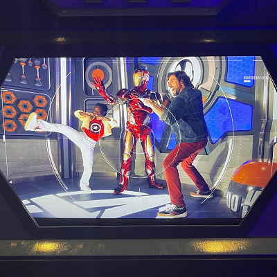 香港ディズニーランドのアイアンマン