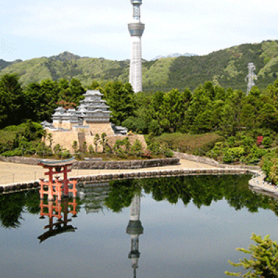 厳島神社×東京スカイツリーの写真