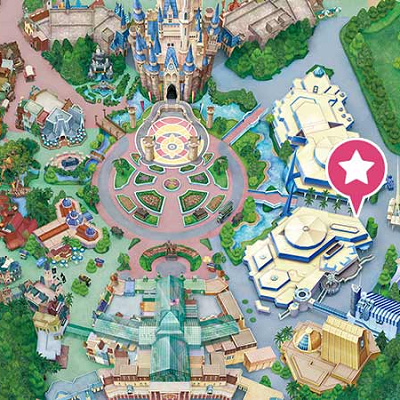 プラネットmの場所 キャステル Castel ディズニー情報