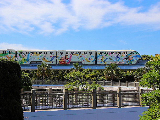エレガント東京 ディズニー リゾート ライン 時刻 表 すべてのイラスト画像
