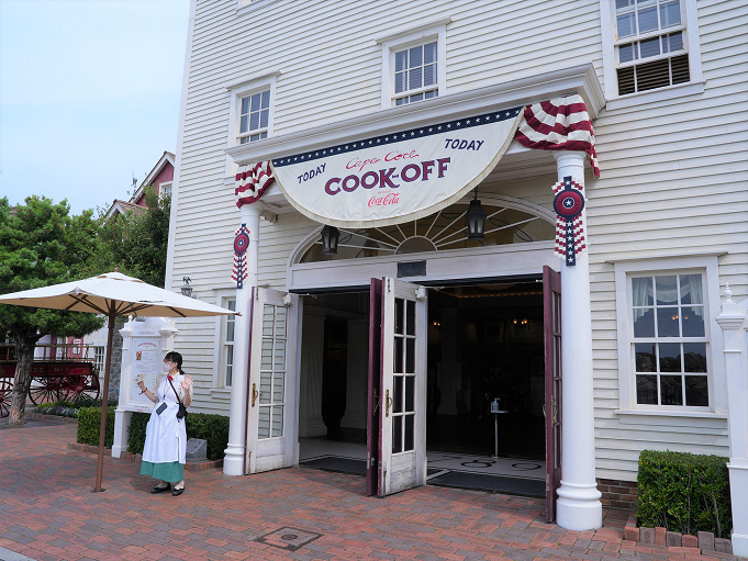 ケープコッド クックオフ 場所 メニュー ダッフィーのショーが見られるレストラン