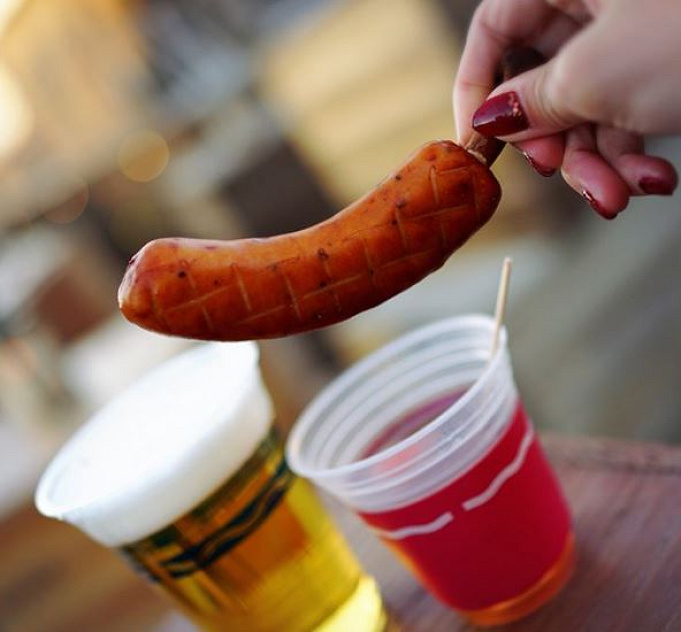 骨付きソーセージ