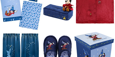 【11/16発売】ディズニーファンタジアミッキーのホームグッズ全9種類まとめ!掛ふとんカバーや着る毛布、ルームシューズなど!