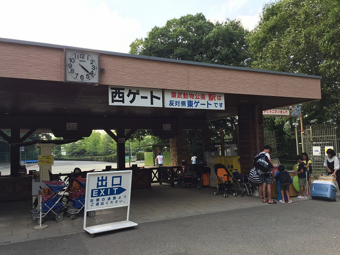 東武動物公園 車で行くなら西ゲート 駐車場 動物園 プールへの行き方 ポイント