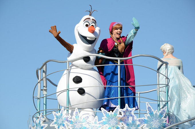 期間限定 必見 アナとエルサのウィンター グリーティング