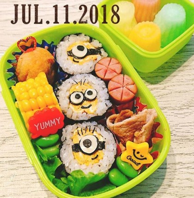 特集 ミニオンのキャラ弁22選 かわいい おいしいミニオンのお弁当アイデア集