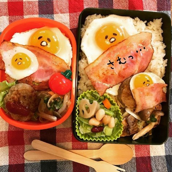 サンリオ ぐでたまのキャラ弁13選 シュールでキュートなぐでたま弁当が大集合