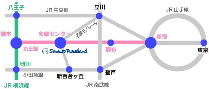 大阪発 サンリオピューロランドに行く方法 日取りや前売りパスポート情報 新大阪駅からのルート解説