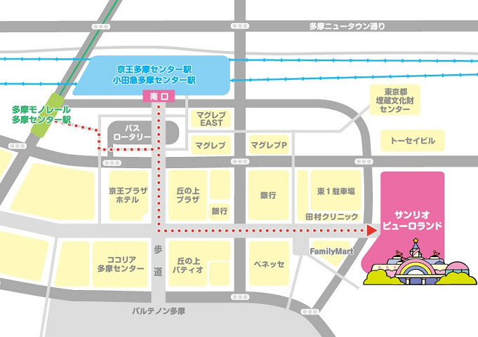 大阪発 サンリオピューロランドに行く方法 日取りや前売りパスポート情報 新大阪駅からのルート解説