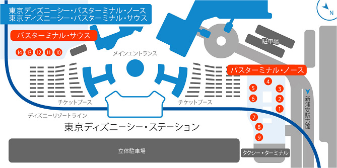 ディズニー 調布駅バス 値段 乗り場 時刻表まとめ ディズニー