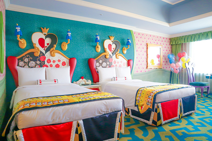 宿泊レポ ディズニーランドホテル アリスルーム に泊まってみた 客室フォトレビュー 宿泊レポ ディズニーランドホテル アリスルーム に泊まってみた 客室フォトレビュー