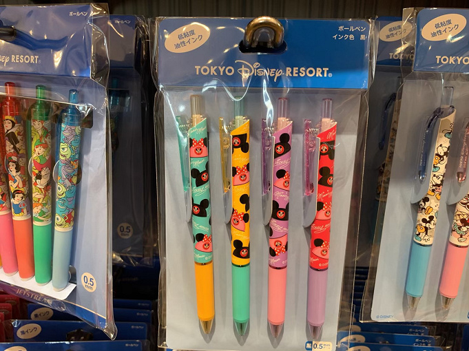 最新 ディズニーランド シーのボールペン選 バラマキ土産に人気のボールペンセットも
