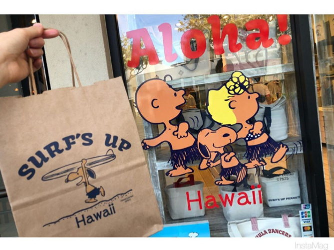 【ハワイ】モニ・ホノルルの日焼けスヌーピーグッズまとめ！Tシャツ、トートバッグ、カップも