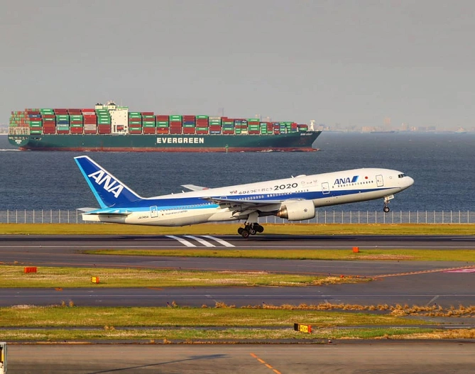 ANAの飛行機