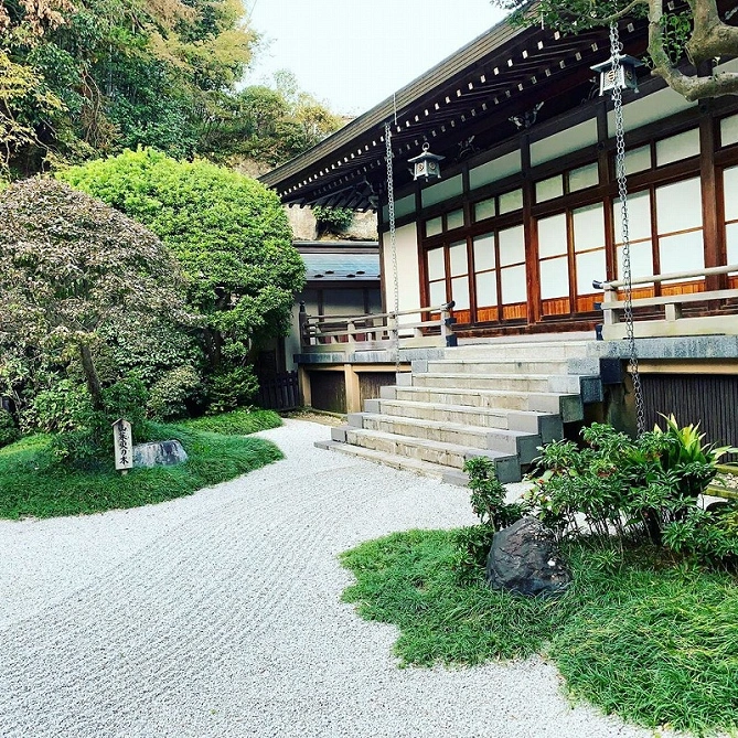 報国寺の庭園