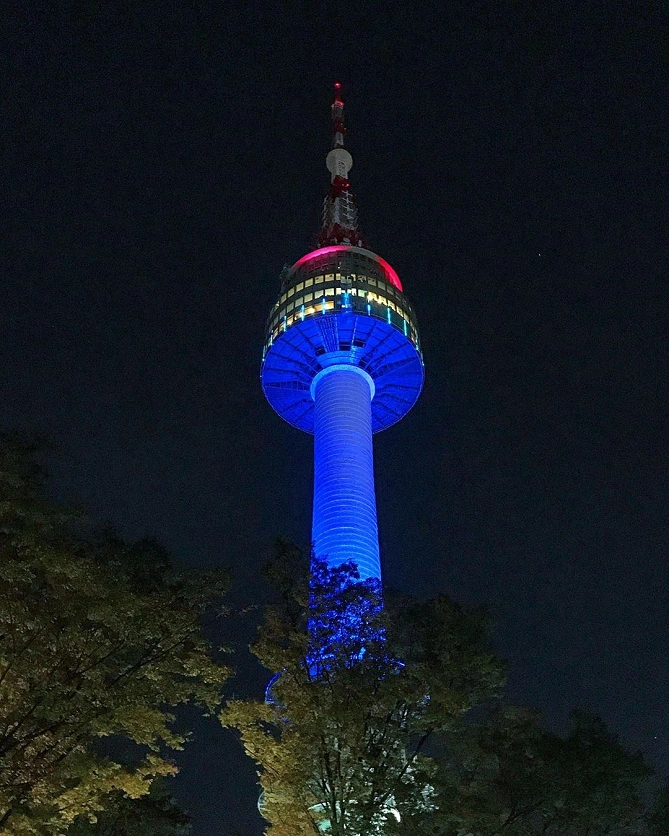 ソウルタワーは夜がおすすめ