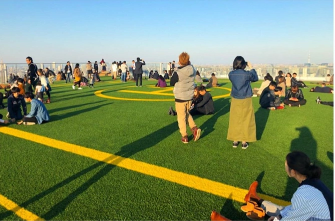 渋谷スクランブルスクエアの展望台「スカイステージ」