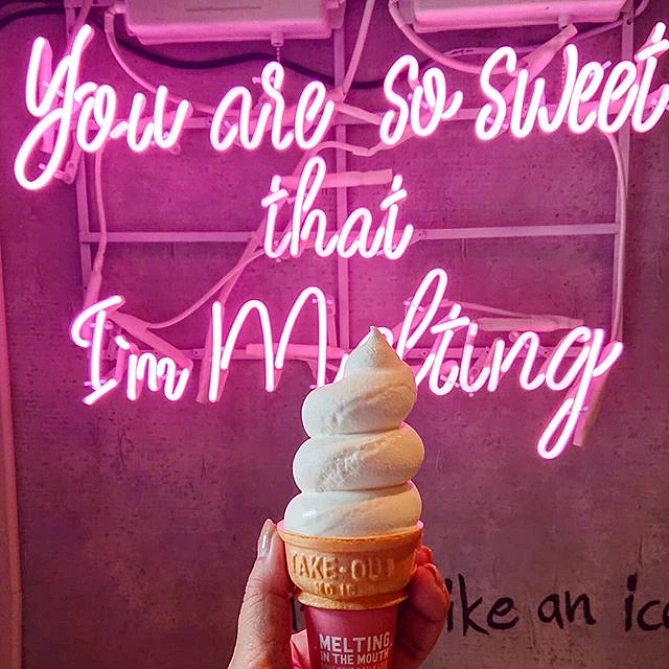 MELTING IN THE MOUTHのソフトクリーム